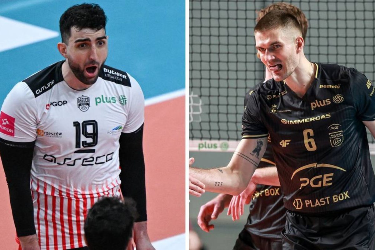 volleyball match action