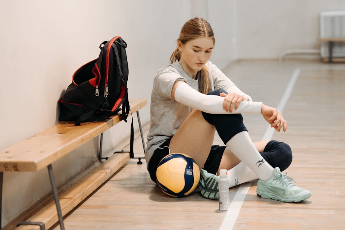 volleyball player disappointment